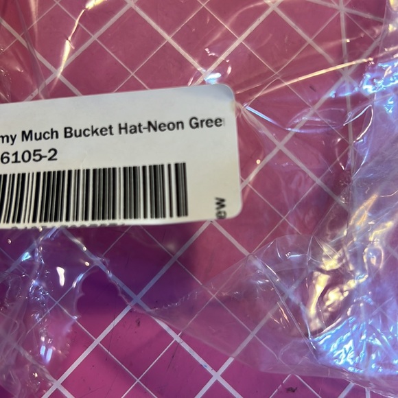 New, Holographic Green Bucket Hat - Picture 3 of 3